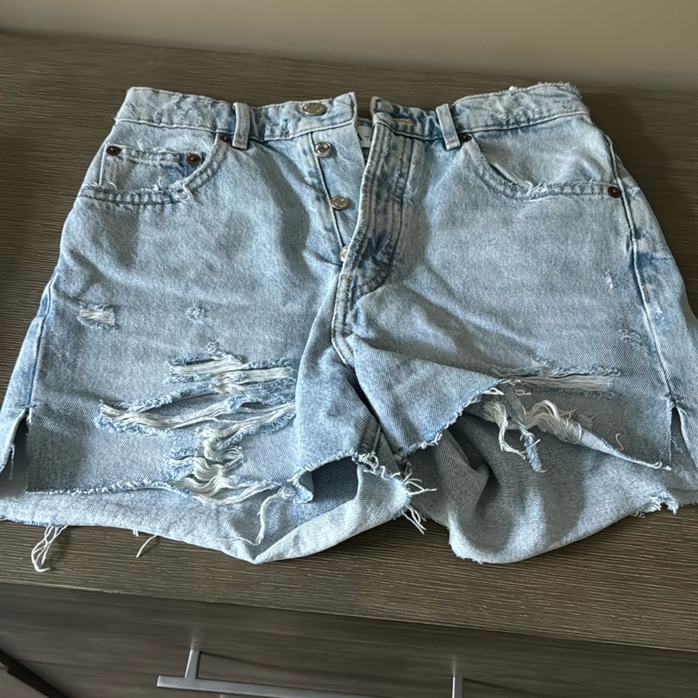 Zara denim shorts